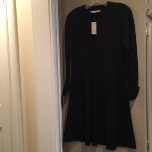 Loft black sweater dress